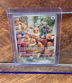 Pokemon Eevee 188/167 Sv06: Twilight Masquerade Holo NM Card Pokemon Pack Fresh - Image 1