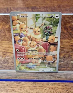 Pokemon Eevee 188/167 Sv06: Twilight Masquerade Holo NM Card Pokemon Pack Fresh - Image 2