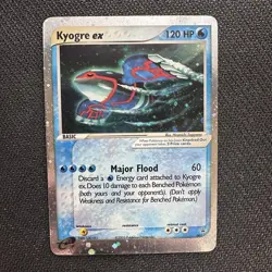 Kyogre EX Holo 2003 Pokemon Black Star Nintendo Promo 001 - Image 1