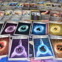 POKEMON REVERSE HOLO TRAINER AND ENERGY LOT 65+ CARDS MULTIPLE SETS MOST LP - Image 3