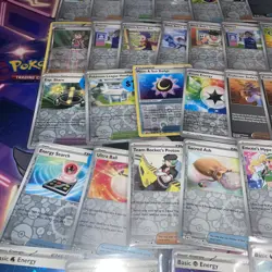 POKEMON REVERSE HOLO TRAINER AND ENERGY LOT 65+ CARDS MULTIPLE SETS MOST LP - Image 5