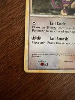 Pokemon Aipom SDCC San Diego Comic Con Stamped 43/95 Promo card 2010 - lot of 2 - Image 3