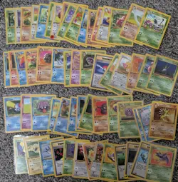 Vintage Pokemon Cards WoTC 1st Edition - Lot Of 59 - Image 1