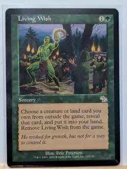 Living Wish Judgment Regular MTG Card in MP Condition - Image 1