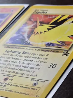 Pokemon Cards Lot (Zapdos, Articuno, Moltres) [Promo - WOTC] - CRIMP ERROR MNT - Image 5