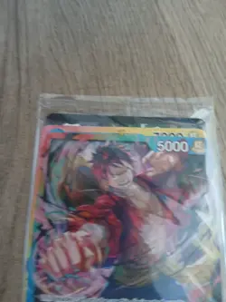 Monkey. D. Luffy P-L Multicolor Foil Leader PROMO Packs Battle Card SEALED - Image 3