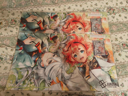 Gundam Card Game Suletta & Miorine EVX02 Playmat and Card Set Bandai Card Fest - Image 1