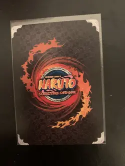 naruto ccg card Kid Kakashi (Chidori) Super Rare Black & Gold Foil - Image 2