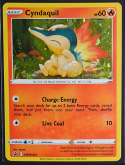 Cyndaquil - (Cosmos Holo) Promo #SWSH221 SWSH: Sword & Shield Promo Cards NM - Image 1