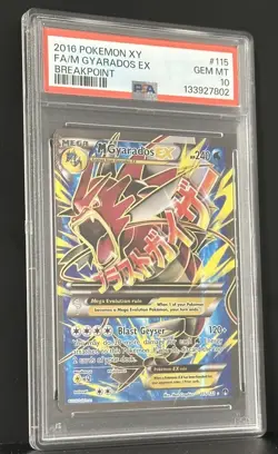Pokemon Mega Gyrados EX Full Art Card 115/122, XY Breakpoint Gem Mint PSA 10 - Image 2