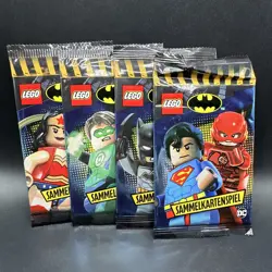 4x Batman Trading Card Game (German) Series 1 - Booster Pack Lot DC Super Heroes - Image 1