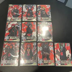 KAYOU NARUTO SILVER FOIL AR Complete set of ten cards - Image 1
