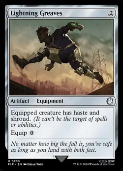 MTG - 4 x Lightning Greaves - Playset 4x x4 - Universes Beyond: Fallout - Image 2