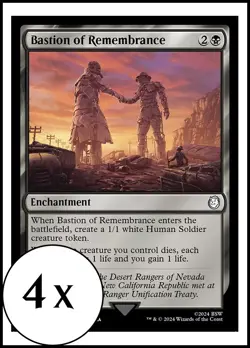 MTG - 4 x Bastion of Remembrance - Playset 4x x4 - Universes Beyond: Fallout - Image 1