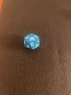 Onslaught green Spindown Life Counter DICE D20 mtg Mana Dice - Image 1