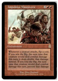 MTG Impulsive Maneuvers - Odyssey Moderately Played English - Image 1