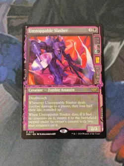 Unstoppable Slasher - Showcase | 7% Off 2+ | Duskmourn | NM | MTG - Image 1