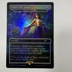 Magic The Gathering Mtg Foil Yuna’s Holy Magic Final Fantasy Secret Lair - Image 1