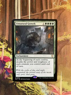 Near Mint, English - 1 x MTG Unnatural Growth Commander: Bloomburrow - Image 1