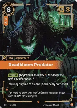 Deadbloom Predator OGN 161/298 Epic Riftbound League of Legends - Image 1