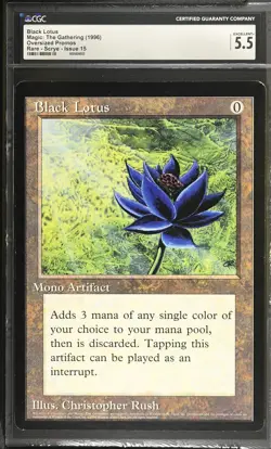 Magic MTG Scrye Promo Black Lotus OVERSIZED CGC 5.5 *023 - Image 1