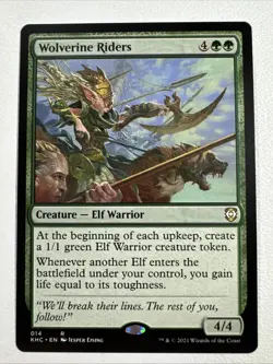 Wolverine Riders - Regular Rare #14 NM/MINT Commander: Kaldheim MTG - Image 1