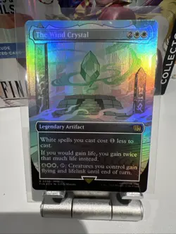 The Wind Crystal (Borderless) - FINAL FANTASY (FIN) M/NM R 0330 FOIL - Image 4