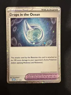 POKEMON TCG DROPS IN THE OCEAN 021/034 CLB POKEMON CARD GAME CLASSIC ENGLISH - Image 1