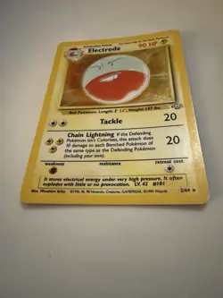Pokemon TCG Electrode Jungle 2/64 Holo Unlimited Rare Card 1999 - Image 3