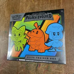 Paldea Evolved Elite Trainer Box ETB Sealed Scarlet Violet Pokemon TCG - Image 1