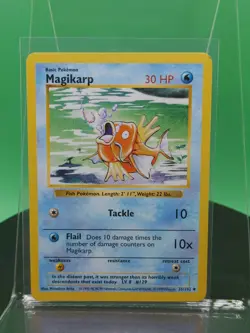 Magikarp 35/102 Shadowless Base Set Uncommon 1999 English Pokemon TCG WoTC - Image 1