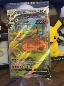 Pokemon TCG Charizard UPC Promo Set SWSH260 SWSH261 SWSH262 VMAX VSTAR V NM - Image 1