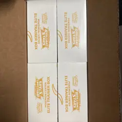 ? 4x SEALED SWSH BRILLIANT STARS POKEMON CENTER ETB ELITE TRAINER BOX WITH CASE - Image 1