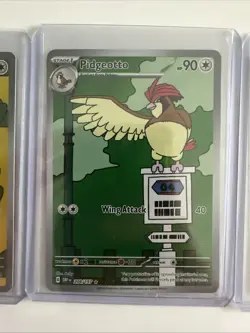 Pokemon TCG Obsidian Flames Pidgeot EX Sir 225/197, Pidgeotto 208, Pidgey 207 - Image 3