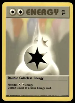 Pokemon TCG Base Set 2 #124/130 Double Colorless Energy LP - Image 1