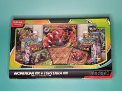 BuyAny3ShipFree | Pokemon Incineroar ex and Torterra ex Special Collection - Image 1
