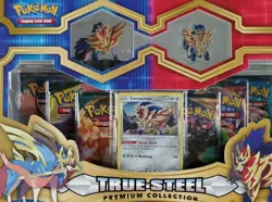 2020 Pokemon TCG True Steel Premium Box - Featuring Zamazenta (Factory Sealed) - Image 2