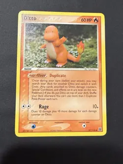Pokemon TCG 2005 Delta Species Ditto Charmander 61/113 Near Mint - LAST ONE!!! - Image 1