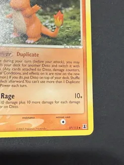 Pokemon TCG 2005 Delta Species Ditto Charmander 61/113 Near Mint - LAST ONE!!! - Image 2