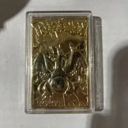 VTG 1999 Pokemon CHARIZARD Gold Plated Burger King Promo w/ Ball NO CERT - Image 1