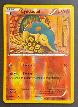 Pokemon TCG Breakthrough Cyndaquil 18/162 Reverse Holo LP - Image 1