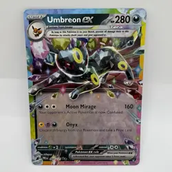 Umbreon EX 60/131 Double Rare Pokemon TCG Prismatic Evolutions NM - Image 1