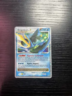 Empoleon LV.X DP11 Black Star Promo Holo Rare Diamond And Pearl 2007 Pokemon LP - Image 1
