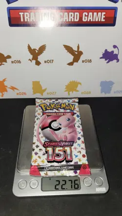 22.76g SEALED, In Hand, Eng Pokemon 151 MEW Booster Pack - HeavyU God PackU - Image 1