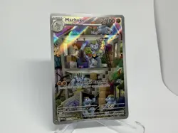 Pokemon TCG SV: Scarlet & Violet 151 Machoke 177/165 Illustration Rare ✅NM/M✅ - Image 2