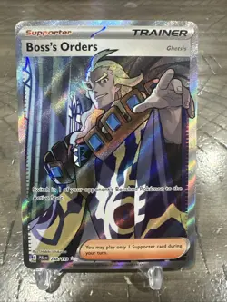 Boss's Orders Ghetsis 248/193 Paldea Evolved - Pokemon TCG Full Art Trainer - NM - Image 1