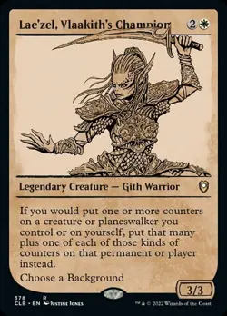 MTG LAE'ZEL, VLAAKITH's CHAMPION 378 EXC LAE'ZEL, CAMPIONESSA DI V. CLB X EN - Image 1