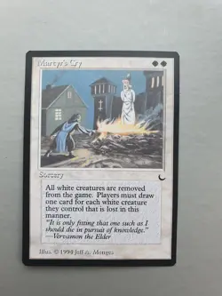Martyr's Cry , MTG The Dark (1994) Rare White Sorcery NM - Image 1
