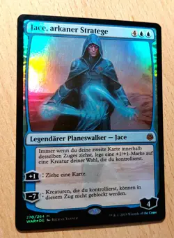 Mtg Magic: FOIL Jace, arkaner Stratege, Arcane Strategist, DEUTSCH Planeswalker - Image 1