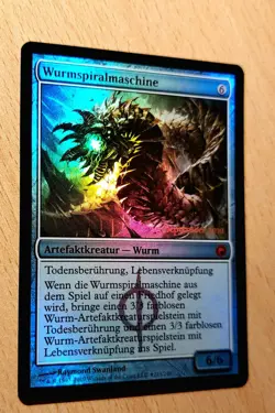 MTG Magic: # FOIL # Wurmspiralmaschine, Wurmcoil Engine, DEUTSCH, Nearmint - Image 1